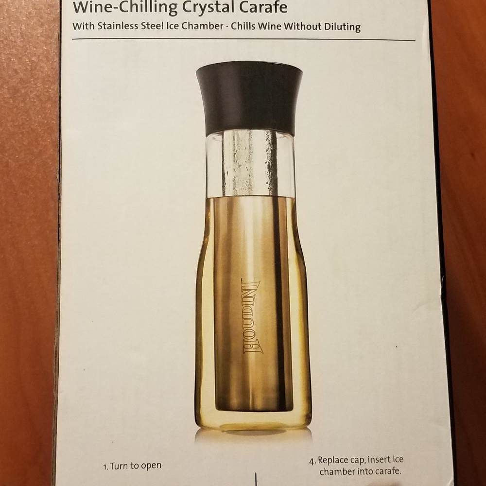 Houdini Wine Chilling Carafe NIB